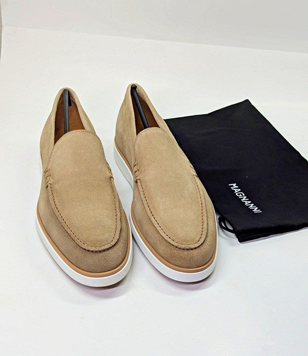 NWOB Magnanni Men's Lourenco Suede Sneaker Loafers Size 10 (MSRP $475)