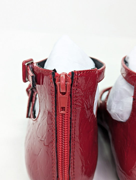 Katy Perry Confidant Mary Jane Women's Flats in Crimson Red Size 7.5 (MSRP $98)