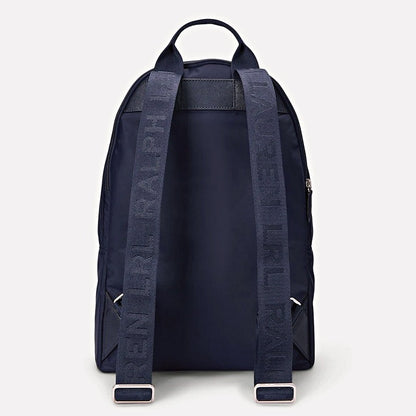 Lauren Ralph Lauren Nylon Medium Stevie Backpack Refined Navy (MSRP $275)