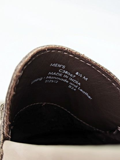 Cole Haan Men's Wyatt Sesame Nubuck Leather Bit Driver Size 8.5 (MSRP $180)