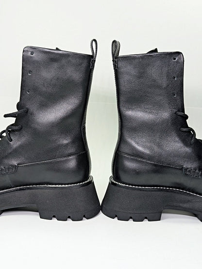 3.1 Phillip Lim Women's Kate Platform Combat Boots Size 37.5 (MSRP $650)