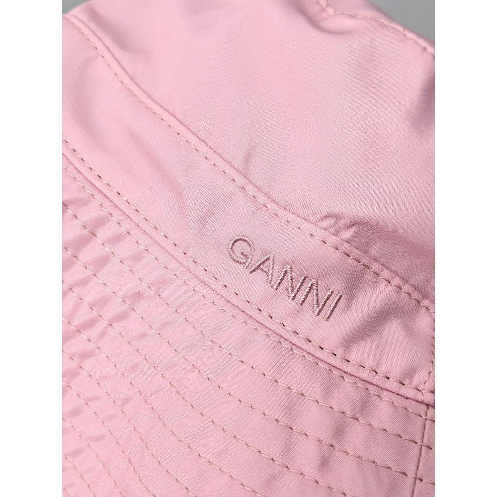 GANNI Women's Bucket Hat Pink (MSRP $95)