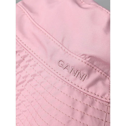 GANNI Women's Bucket Hat Pink (MSRP $95)