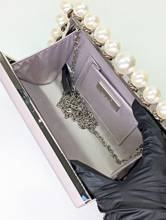 I.N.C. International Concepts East West Embellished Pearl Clutch (MSRP $80)