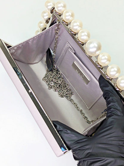 I.N.C. International Concepts East West Embellished Pearl Clutch (MSRP $80)